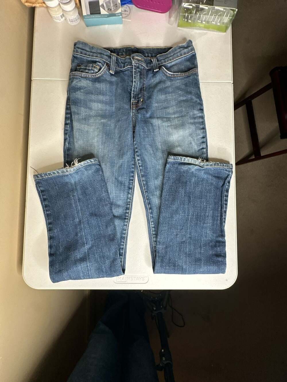 David Kahn Jeans Size 6 Blue Denim Straight Leg